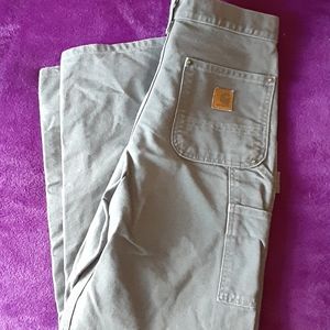 Mens carhartt pants grey size 30x30
